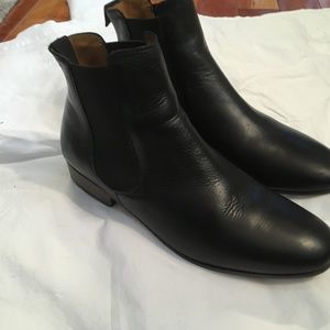 Vero Cuoio Boemos Black Leather Booties size 38
